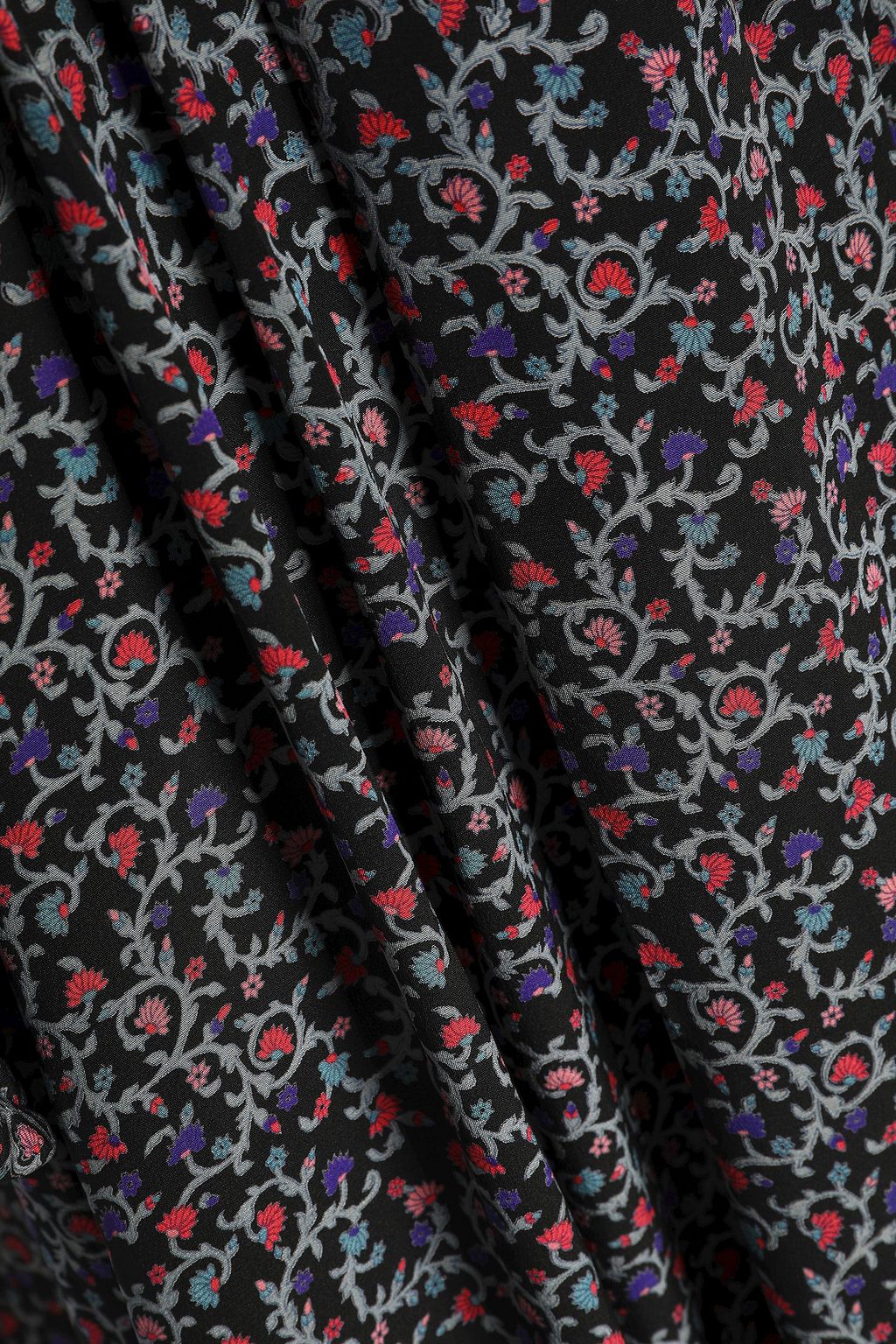 TALITHA Cutout printed silk maxi dress