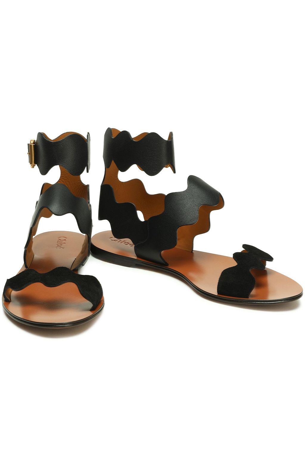 chloe lauren flat sandal