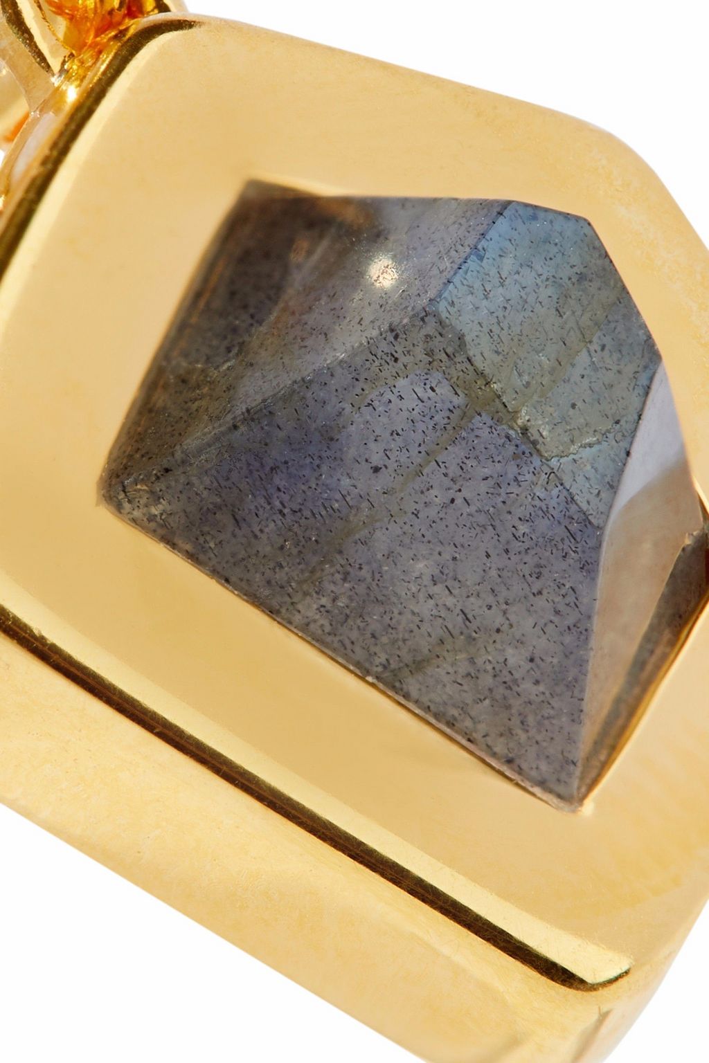 MONICA VINADER Petra 18-karat gold-plated labradorite pendant