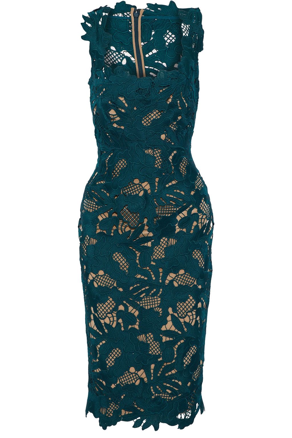 lela rose guipure lace dress