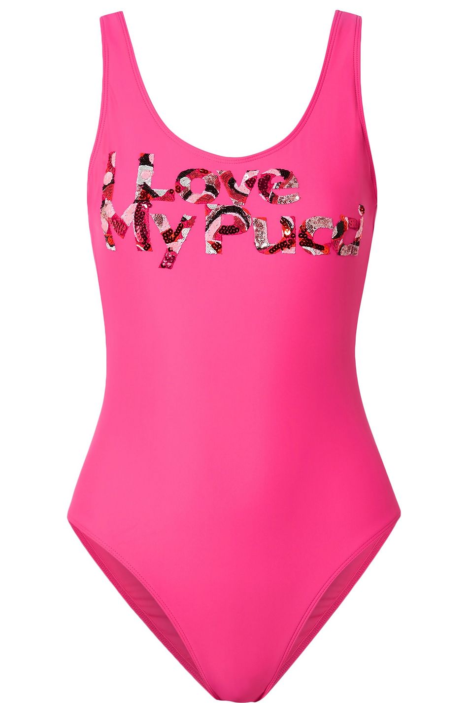 bright pink swimwear