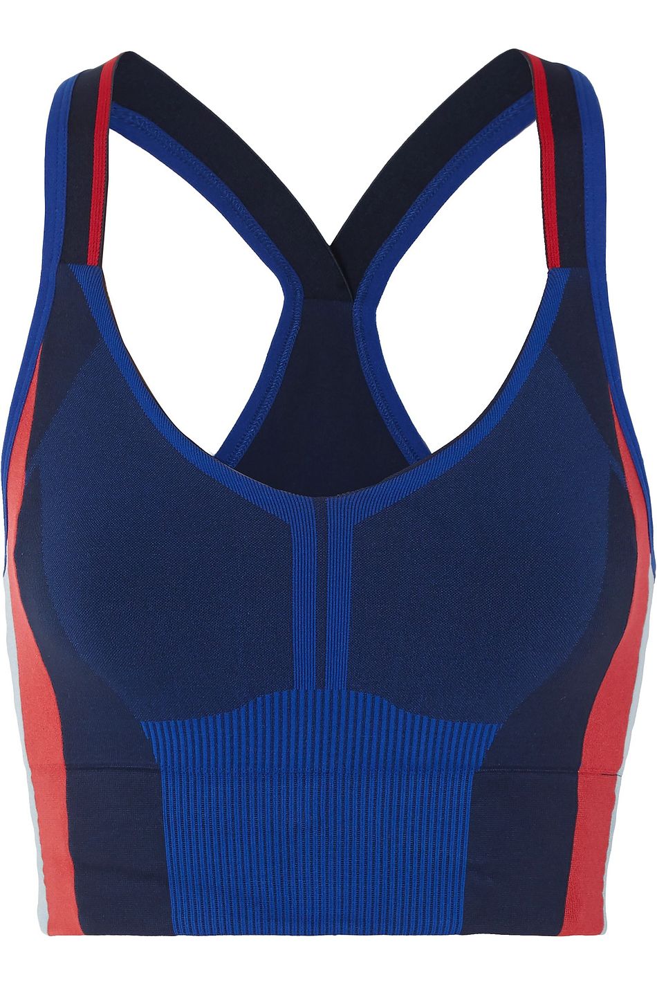 color block sports bra
