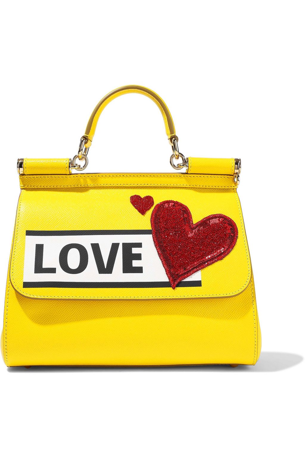 neon yellow designer bag