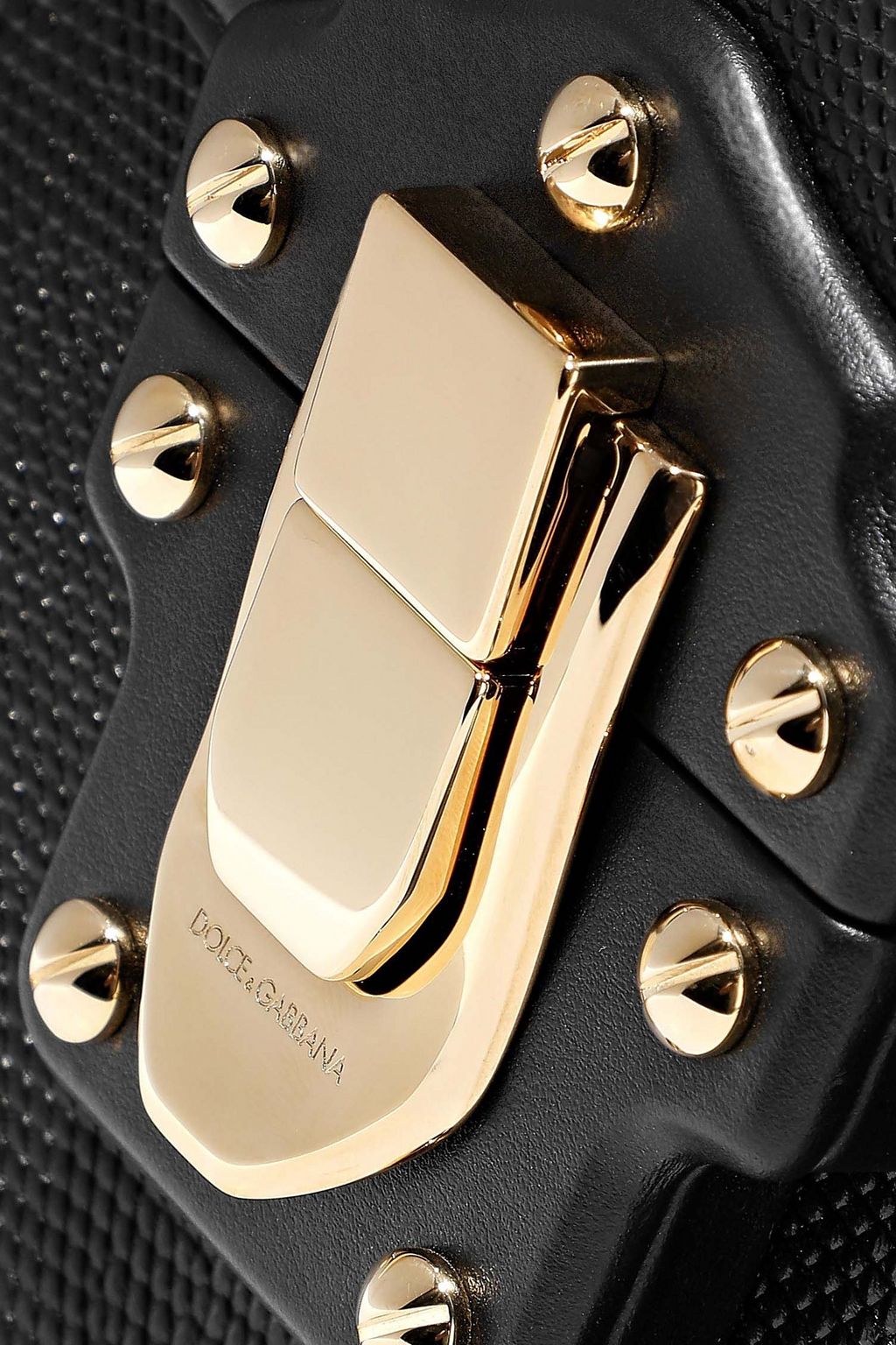 DOLCE&GABBANA Lucia lizard-effect leather tote
