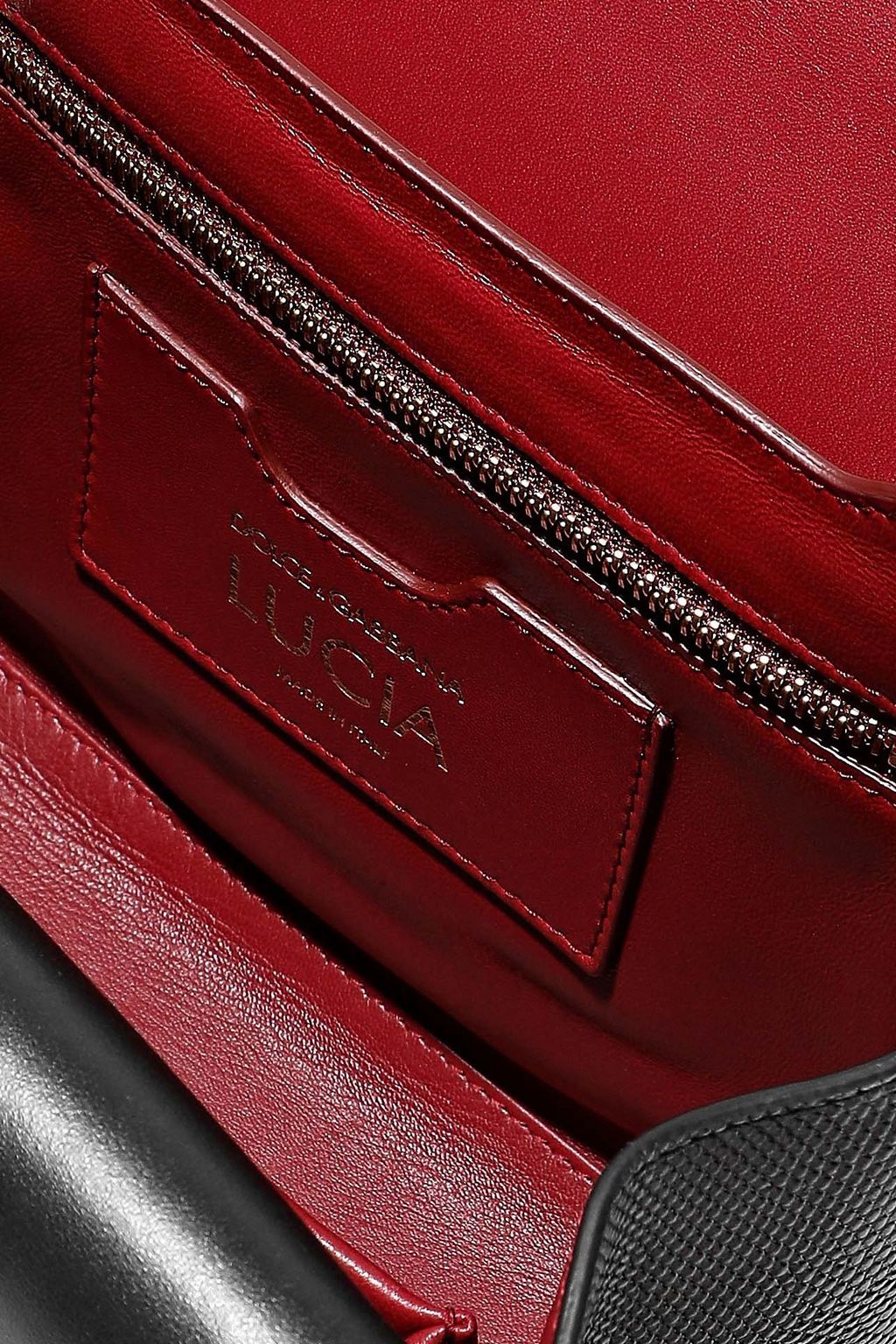DOLCE&GABBANA Lucia lizard-effect leather tote