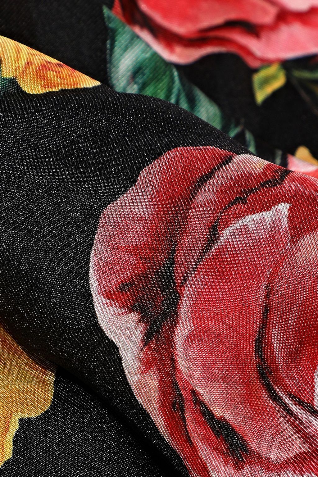 DOLCE&GABBANA Printed silk-twill scarf