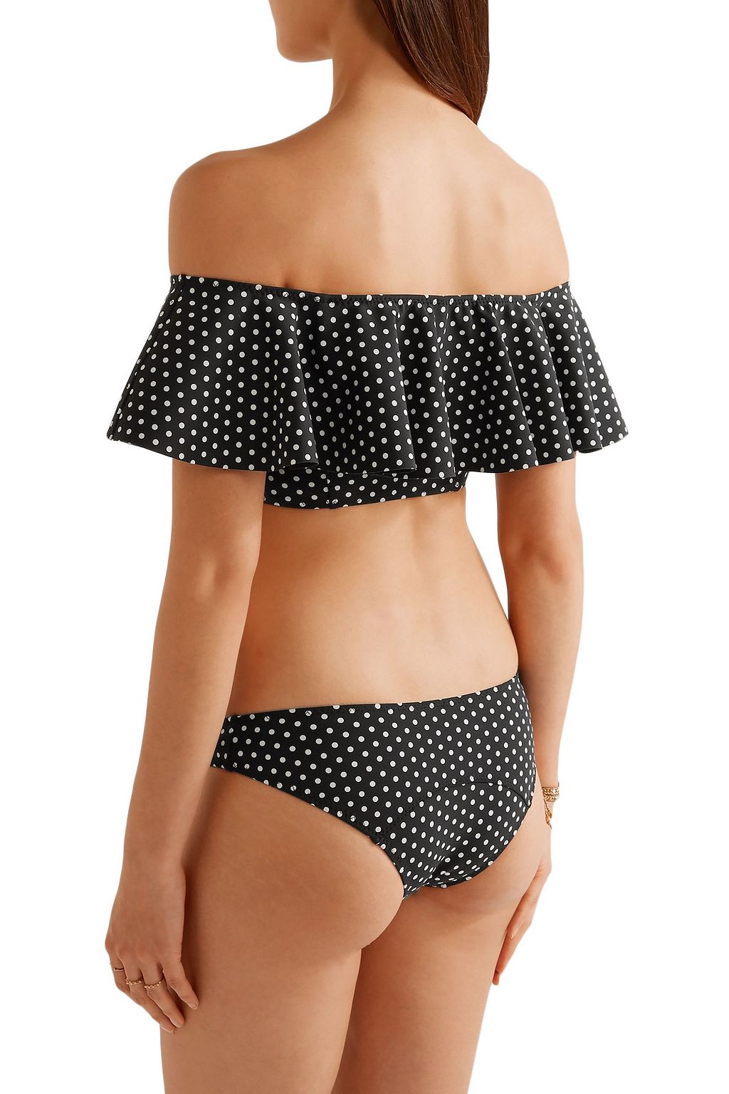 LISA MARIE FERNANDEZ Mira polka-dot low-rise bikini briefs