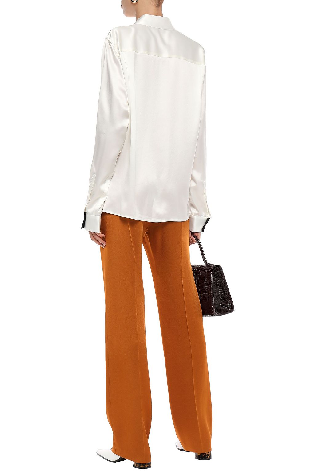 HAIDER ACKERMANN Silk-charmeuse shirt