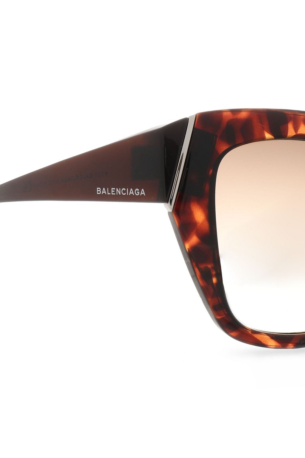 BALENCIAGA Cat-eye tortoiseshell acetate sunglasses