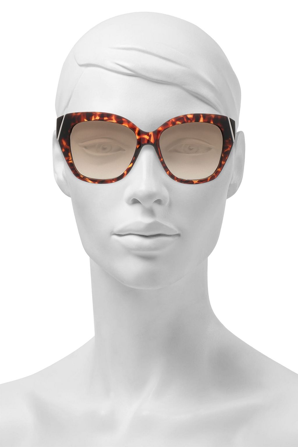 BALENCIAGA Cat-eye tortoiseshell acetate sunglasses