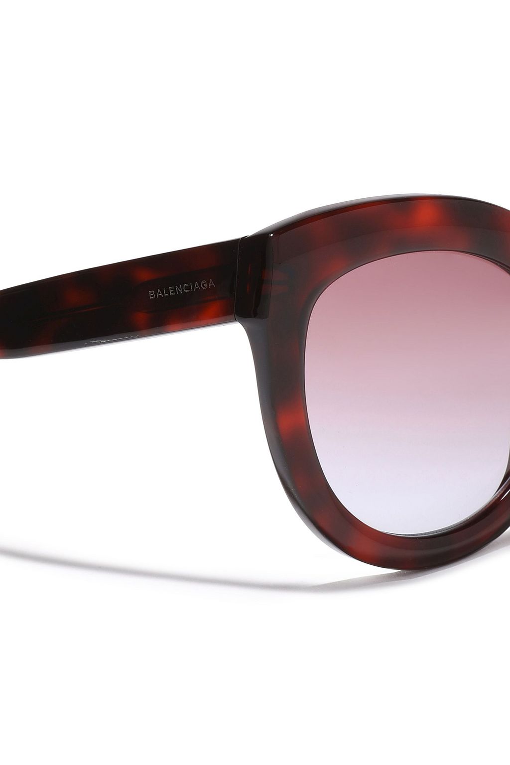 BALENCIAGA Cat-eye tortoiseshell acetate sunglasses