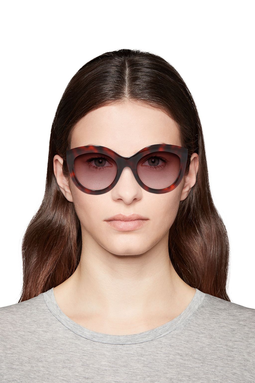 BALENCIAGA Cat-eye tortoiseshell acetate sunglasses