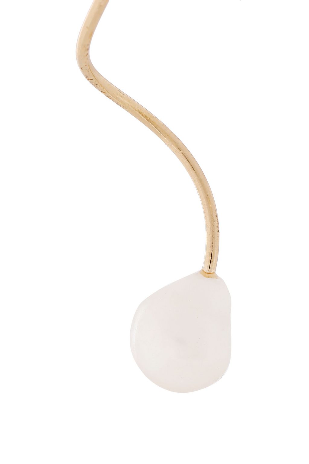 KENNETH JAY LANE Gold-tone faux pearl earrings