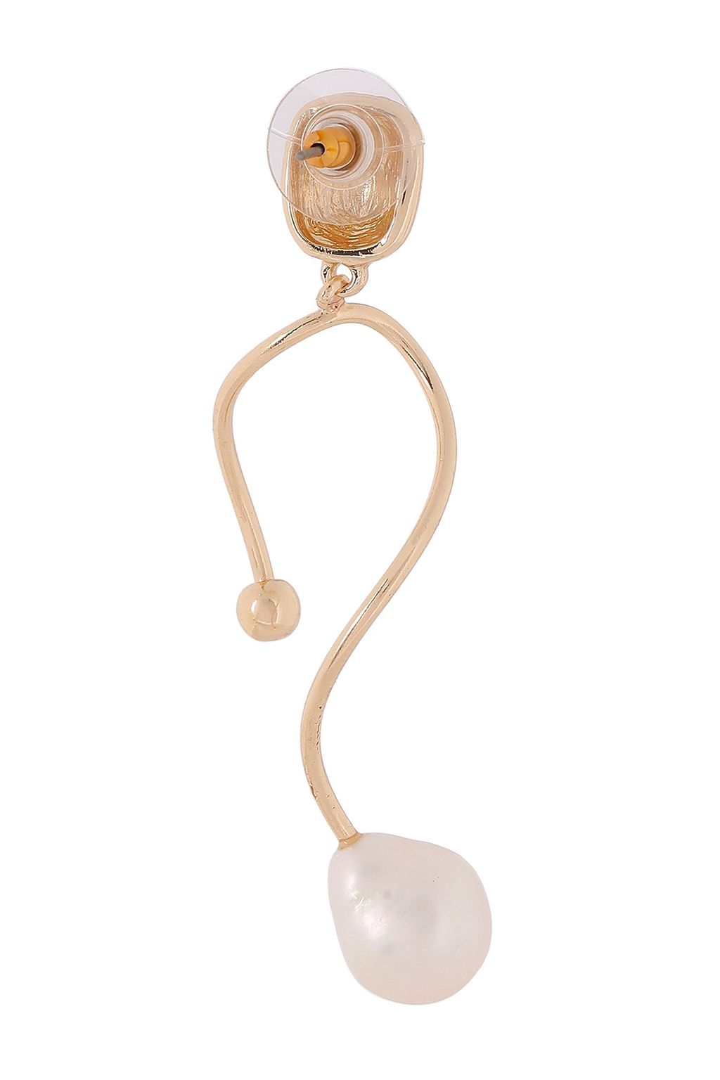 KENNETH JAY LANE Gold-tone faux pearl earrings