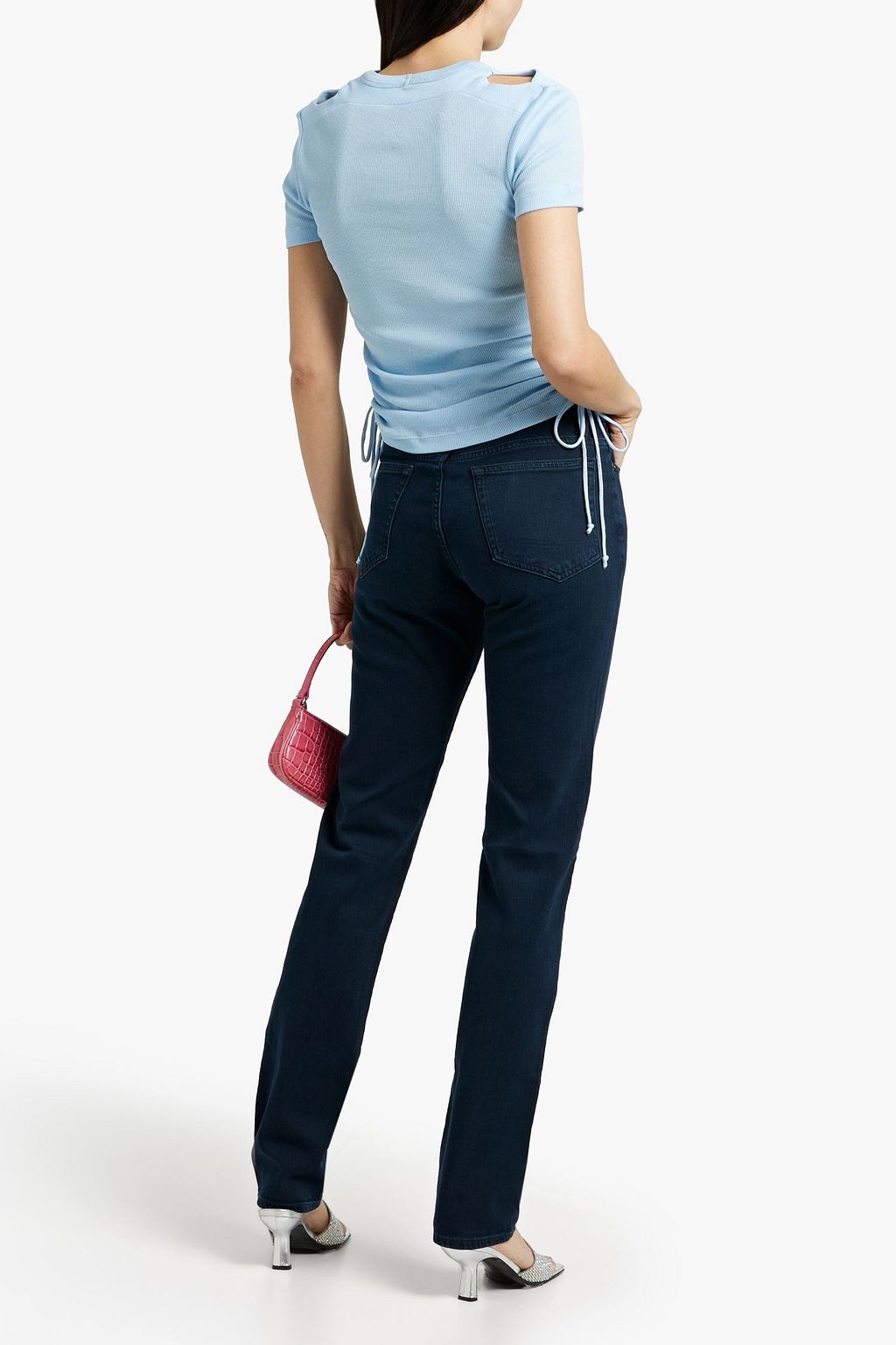 FRAME L'homme Slim high-rise straight-leg jeans