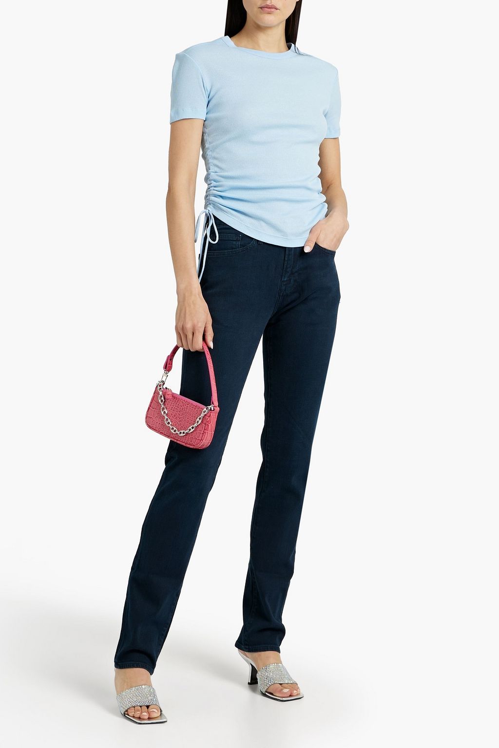 FRAME L'homme Slim high-rise straight-leg jeans