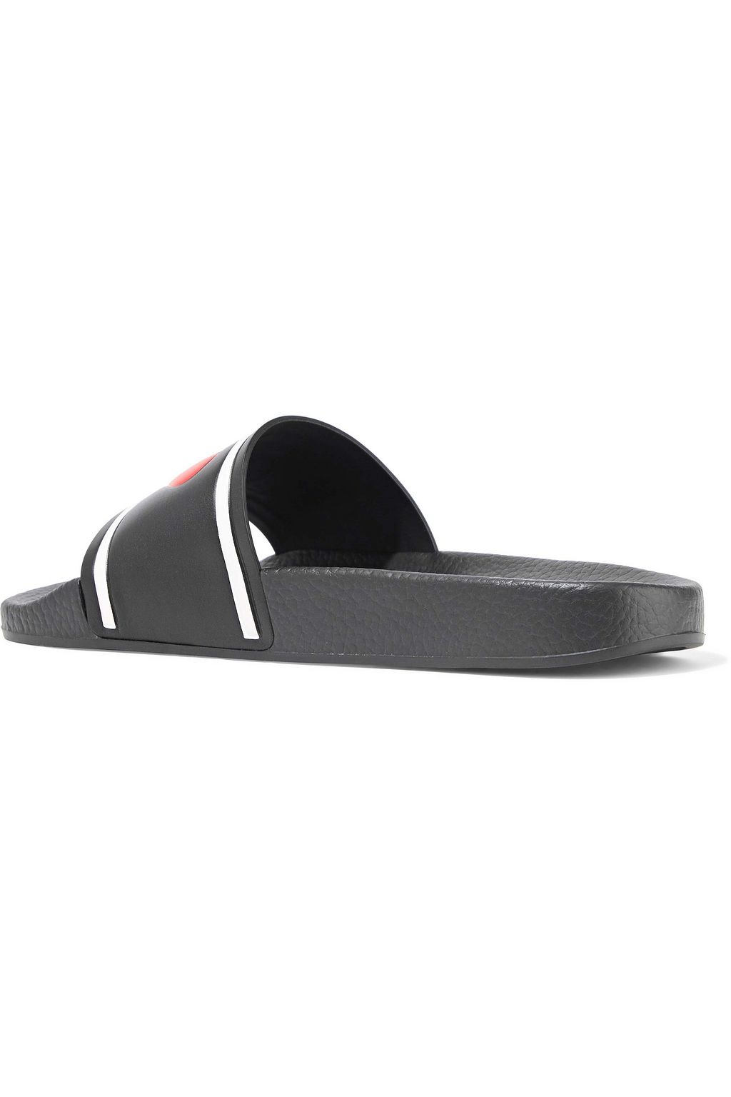 DOLCE&GABBANA Embossed leather slides