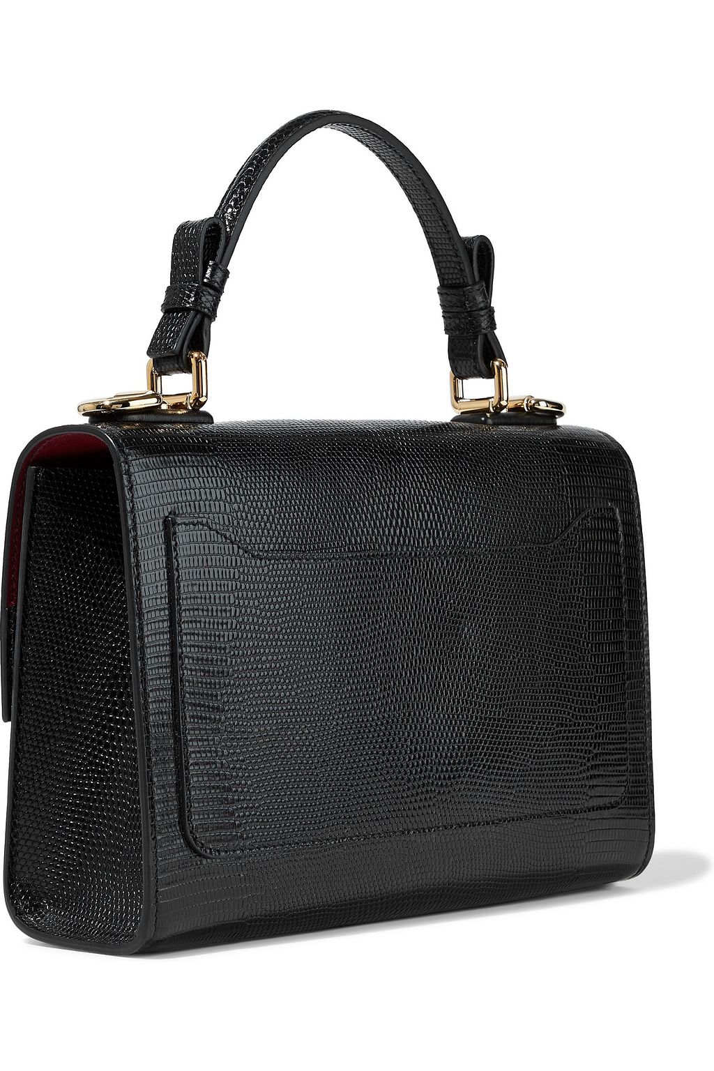 DOLCE&GABBANA Lizard-effect leather tote