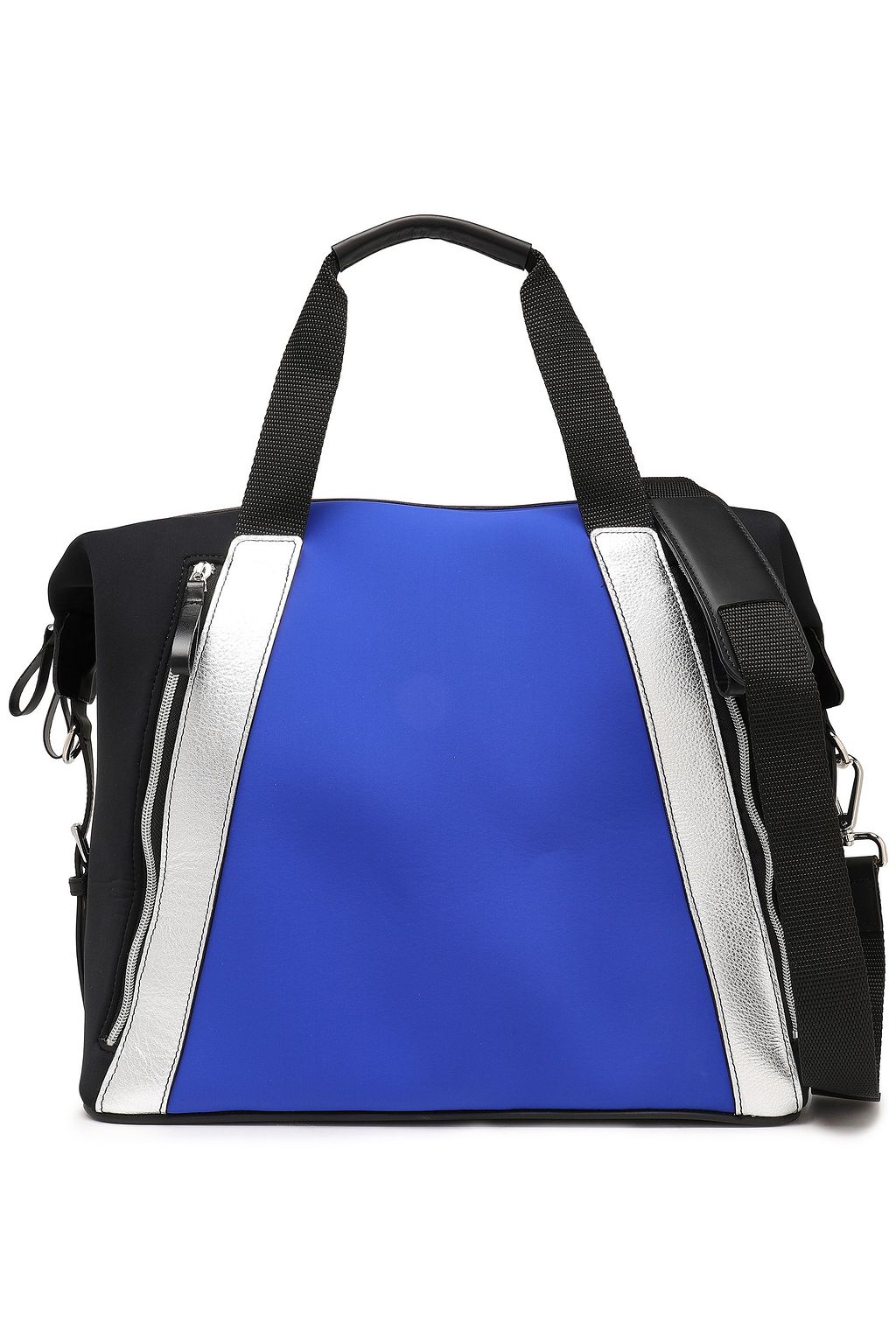 metallic gym bag