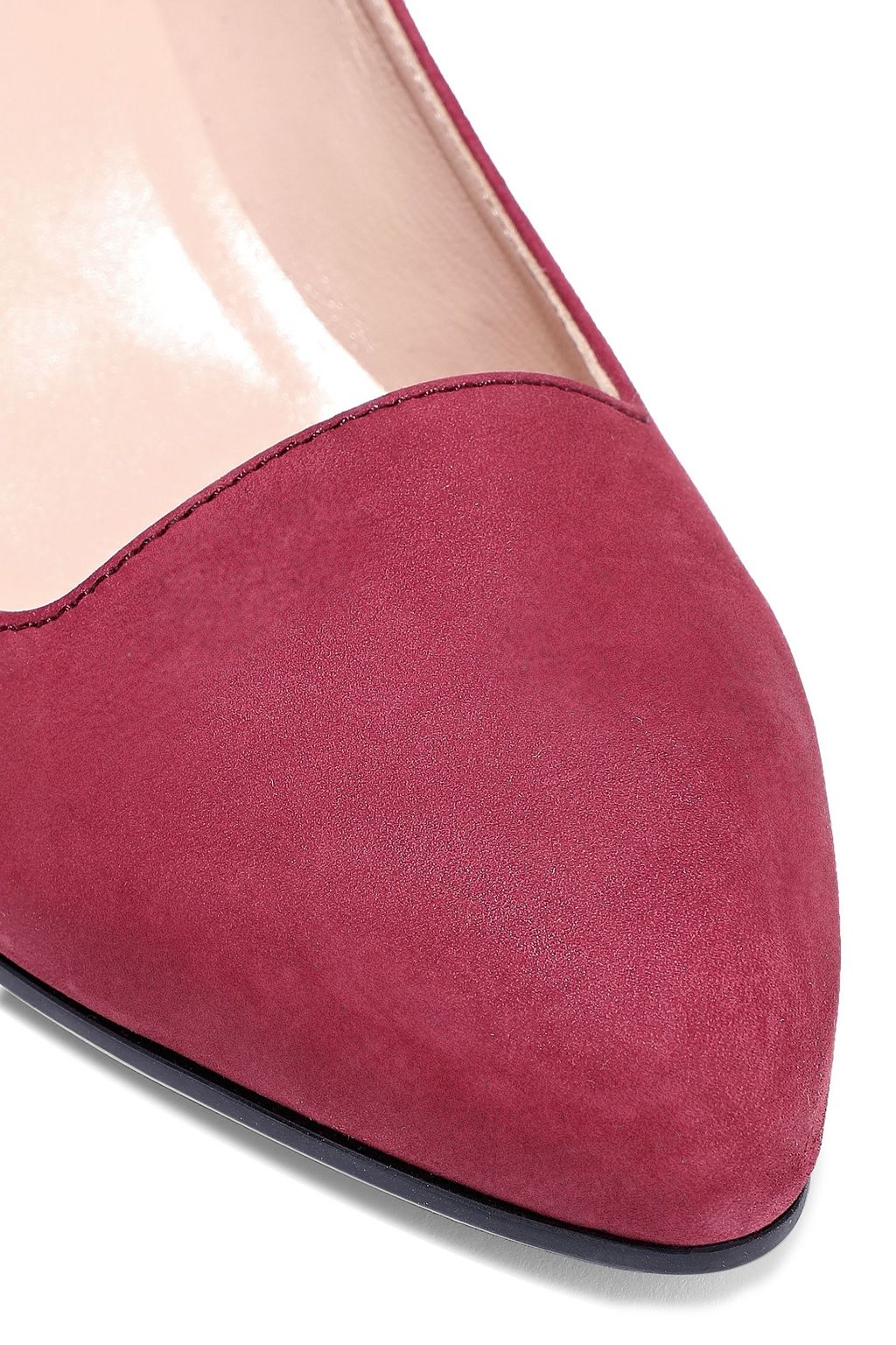 TOD'S Suede wedge pumps