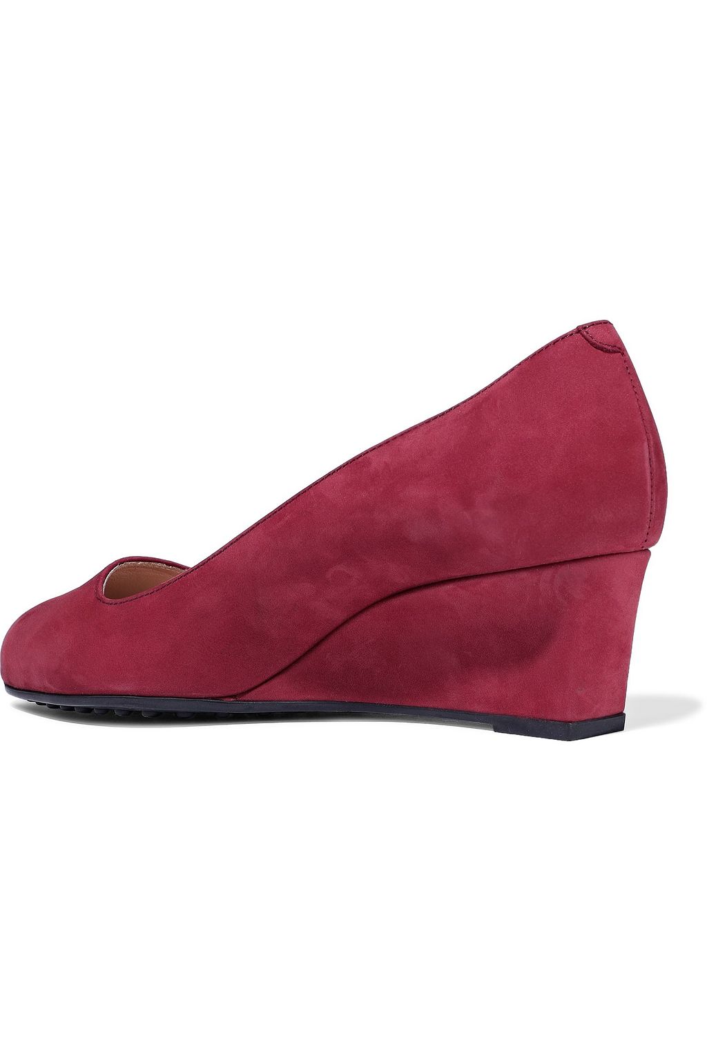 TOD'S Suede wedge pumps