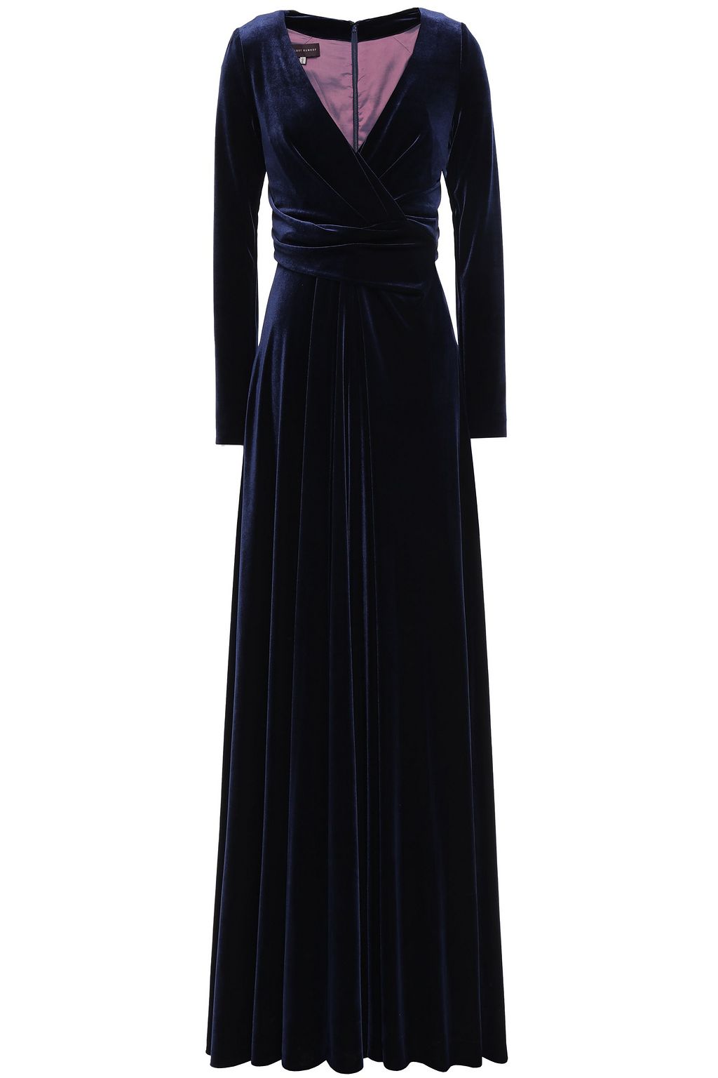 velvet designer gown