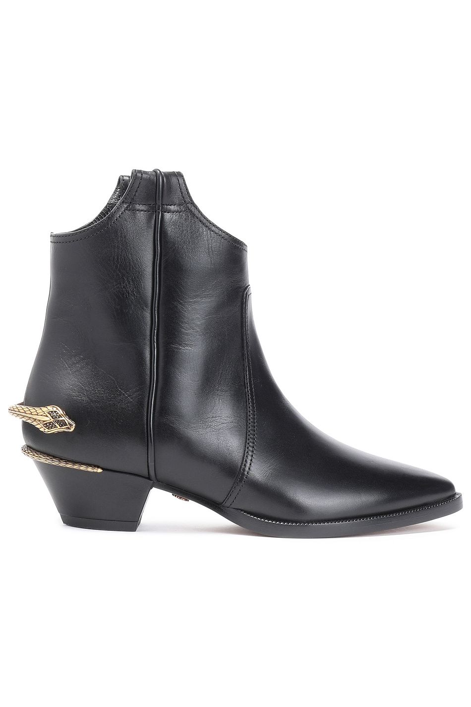 roberto cavalli chelsea leather boots