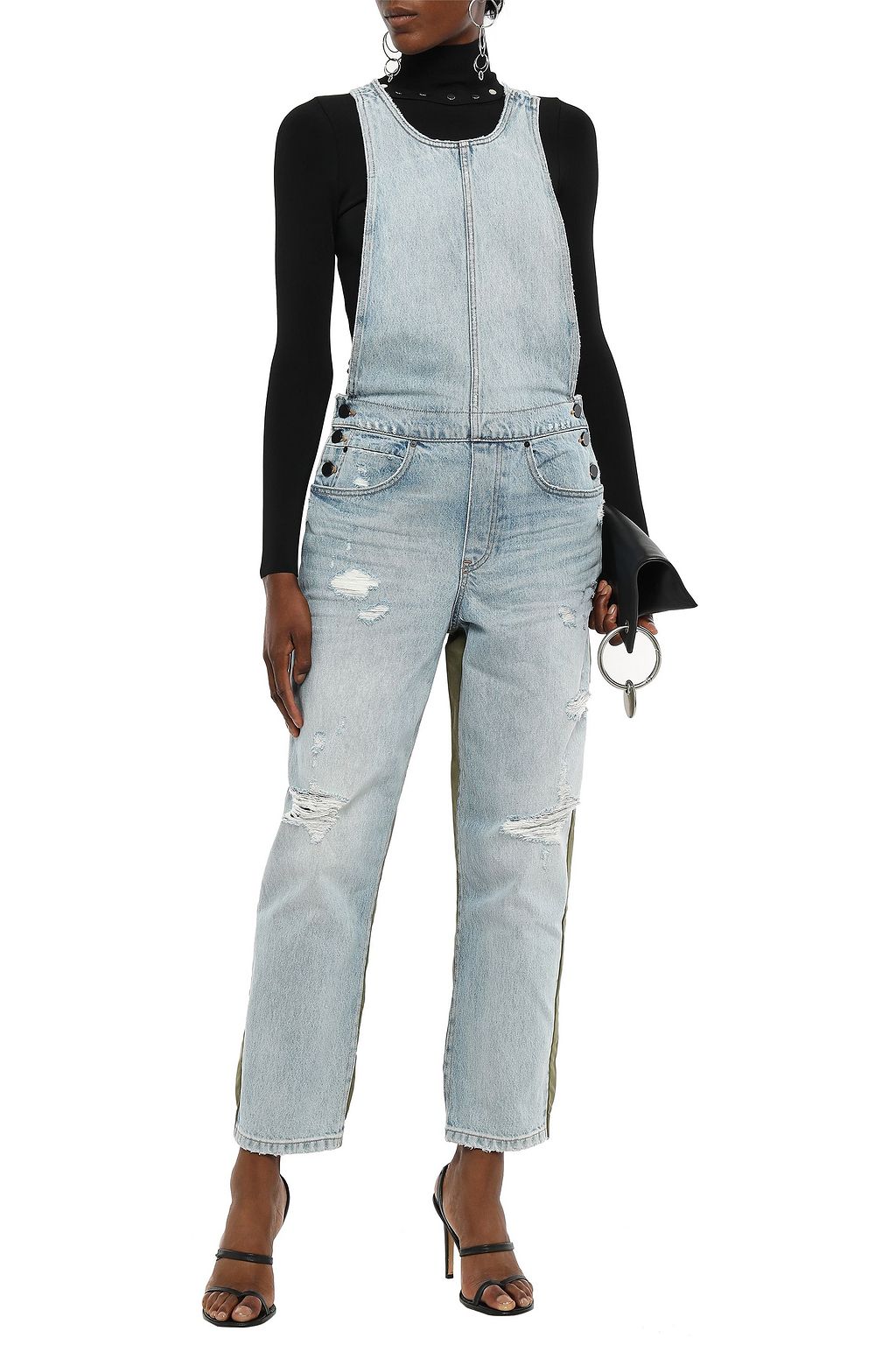 alexander wang denim jumpsuit