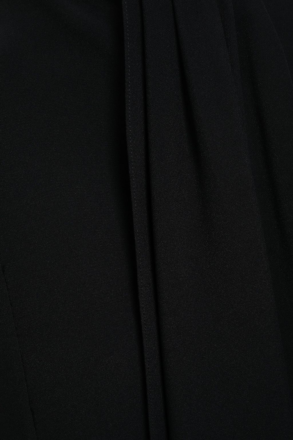 TOME Asymmetric draped crepe midi skirt