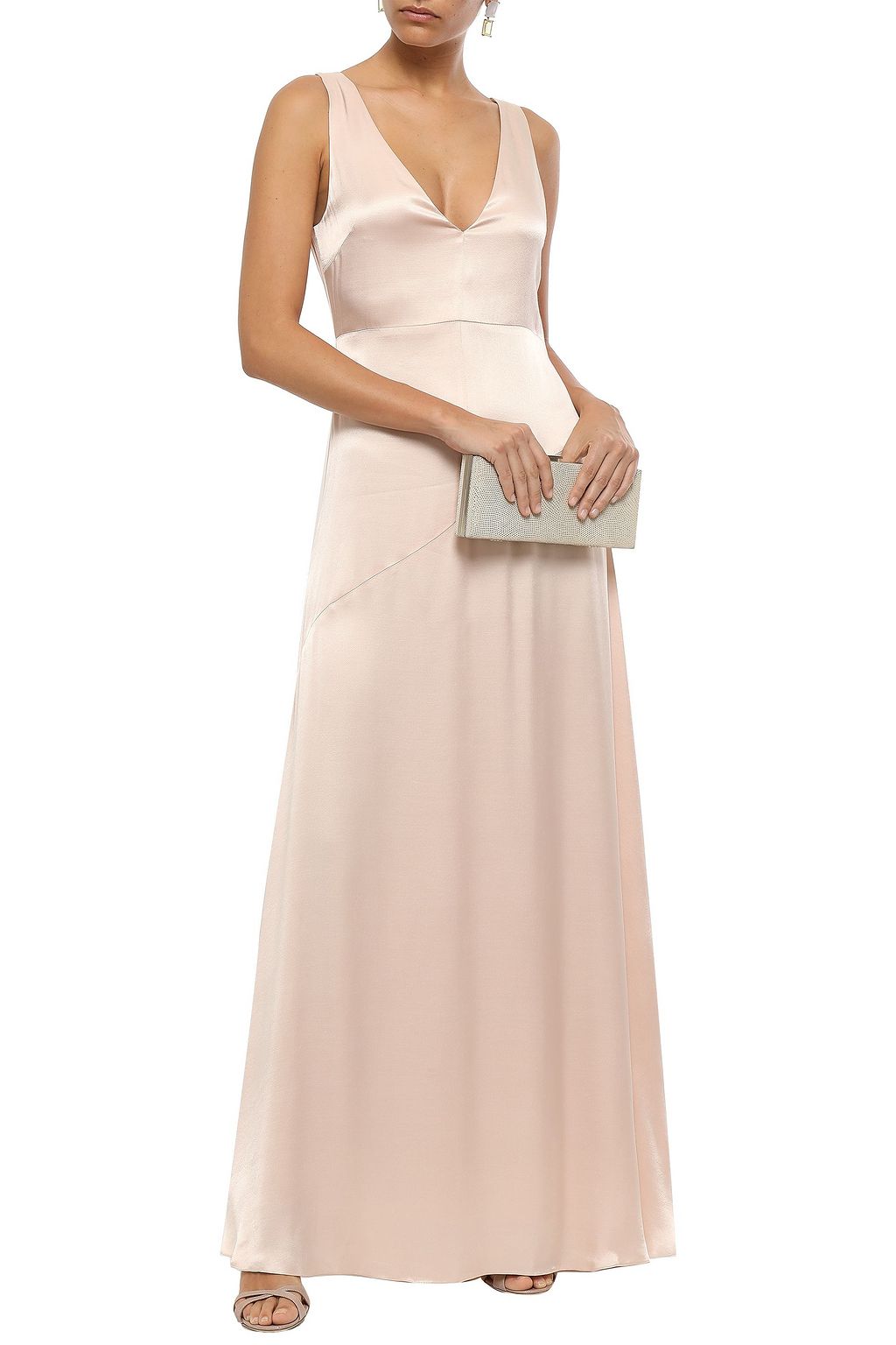LES HÉROÏNES BY VANESSA COCCHIARO The Wangari satin maxi dress
