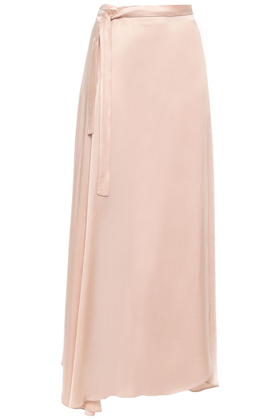 blush wrap maxi dress