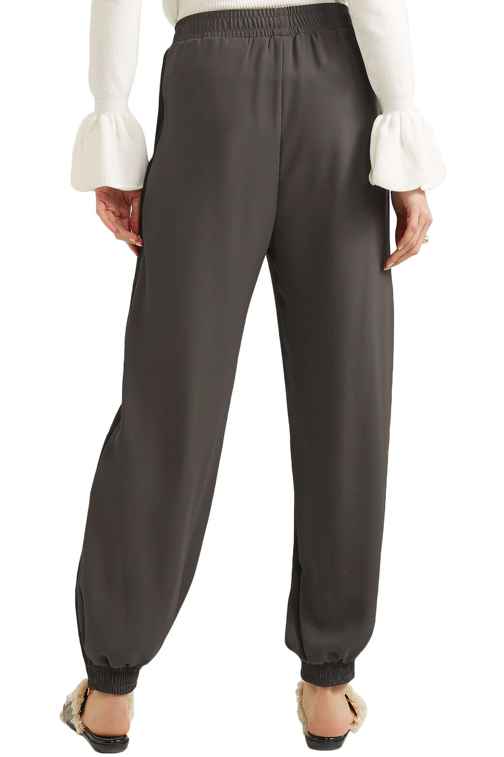 SEE BY CHLOÉ Gabardine-paneled twill track pants