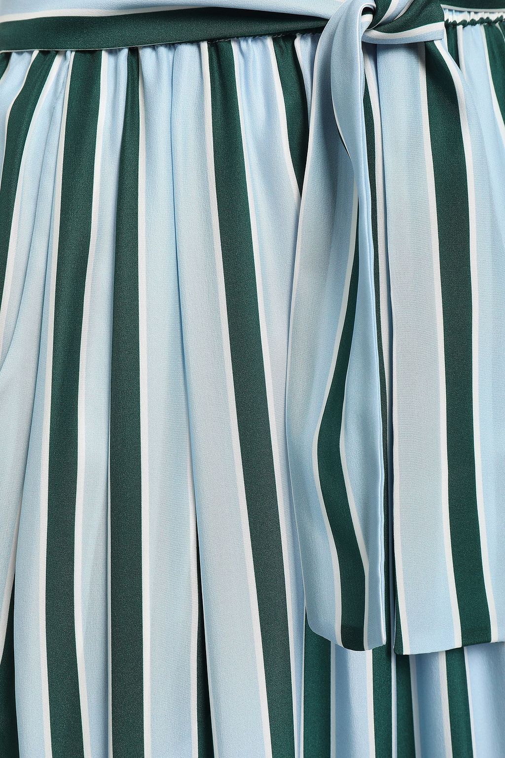 TOME Belted silk-cady wide-leg pants