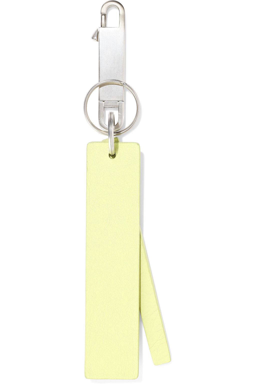 RICK OWENS Textured-leather keychain