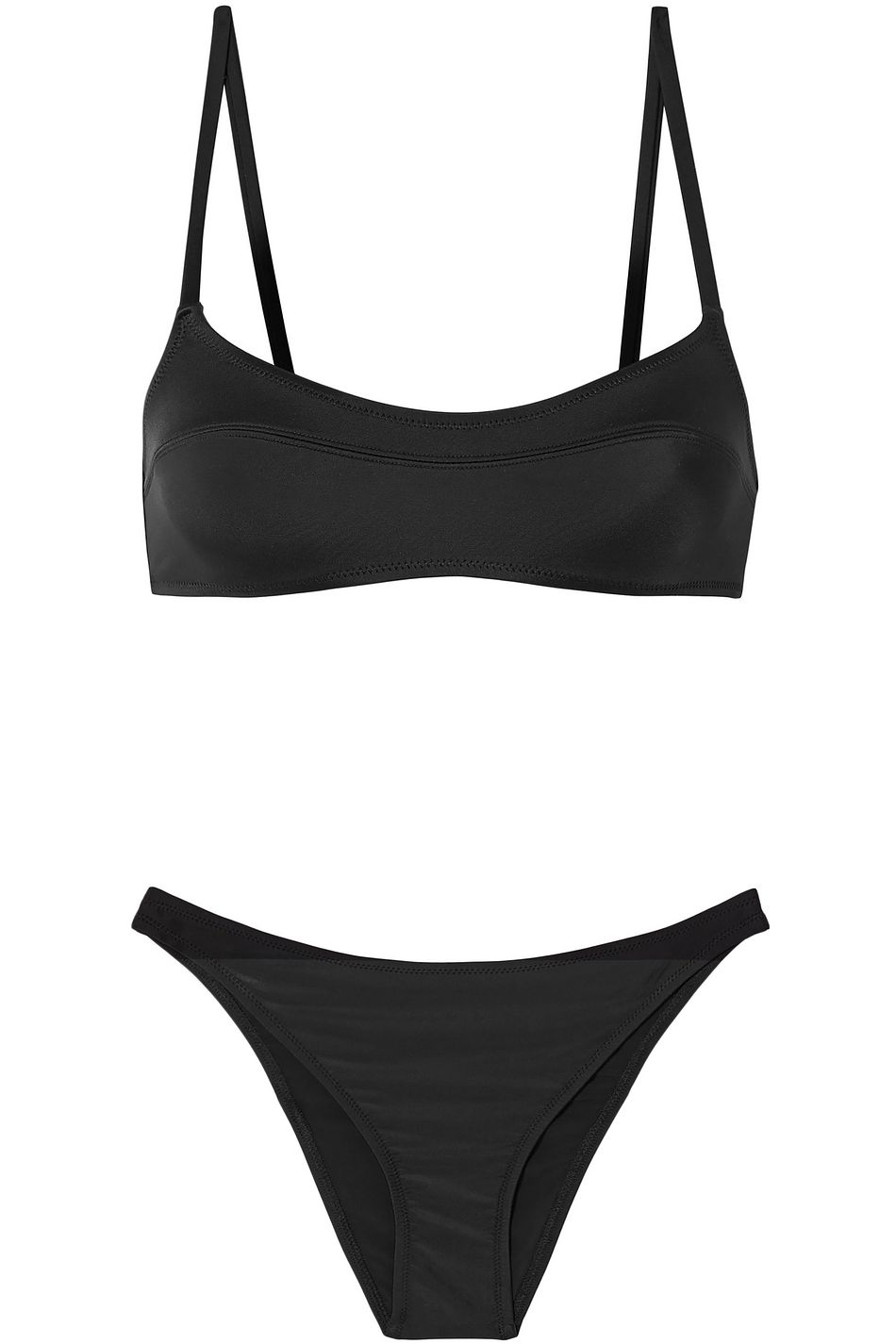 solid and striped bikini sale