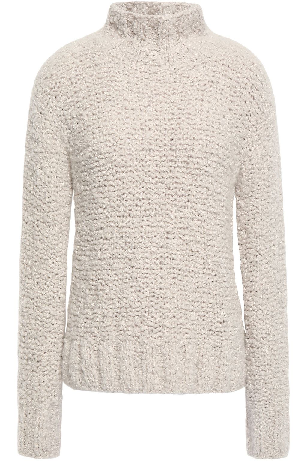 white cashmere turtleneck