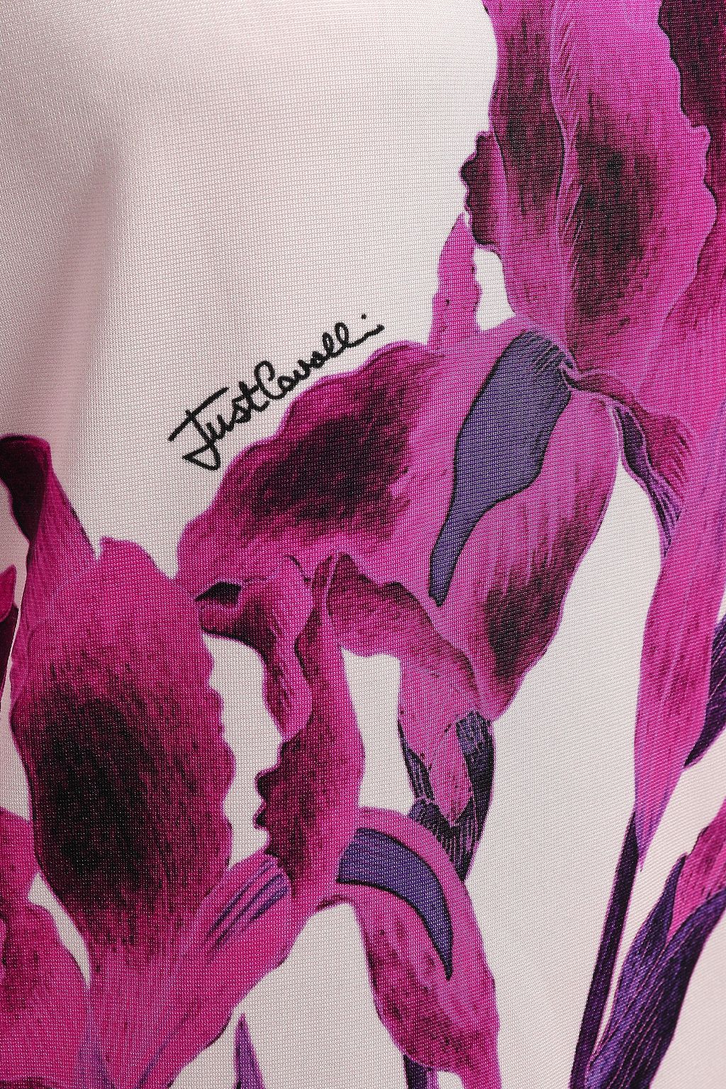JUST CAVALLI Floral-print stretch-jersey mini dress