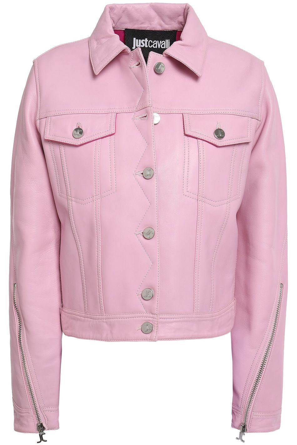 just cavalli leather jacket