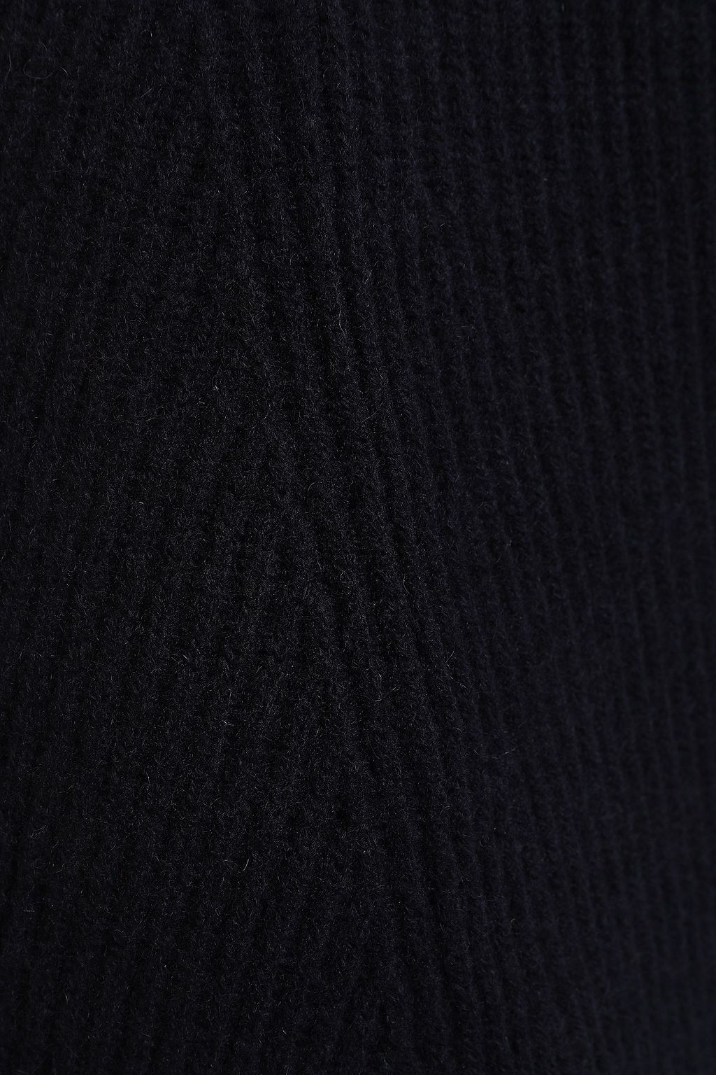 JIL SANDER Ribbed wool and cashmere-blend midi skirt