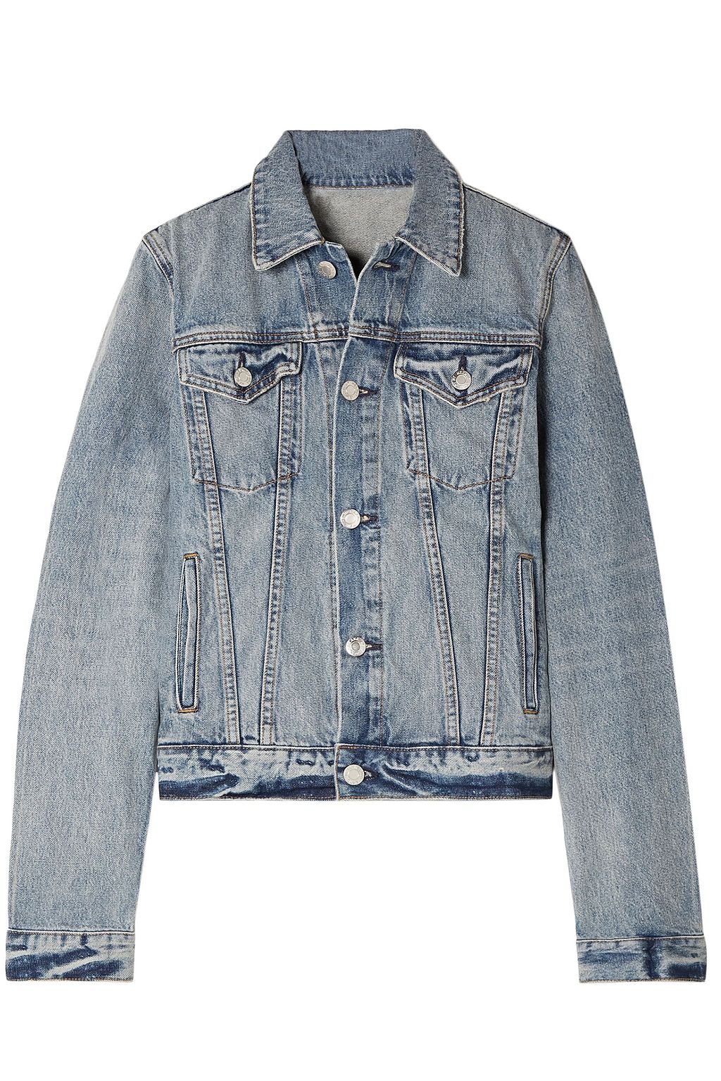 helmut lang distressed denim jacket