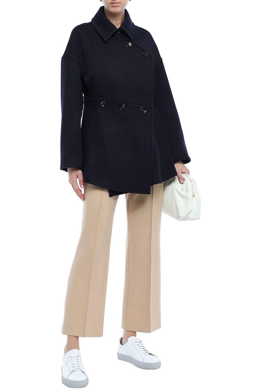 JIL SANDER Wool-blend coat