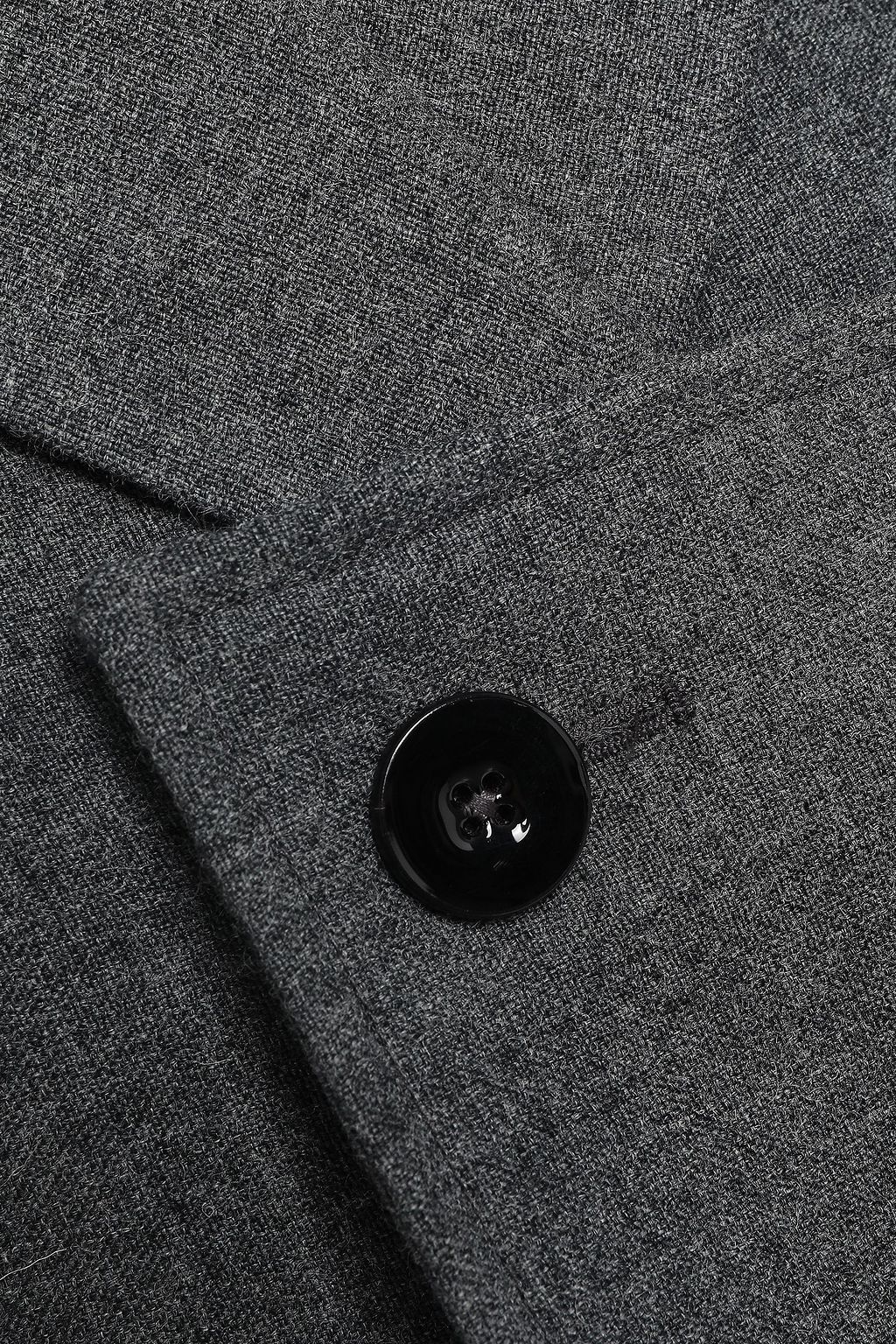 JIL SANDER Paneled wool-crepe coat