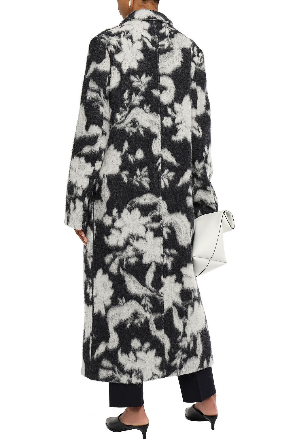 JIL SANDER Wool and alpaca-blend felt coat