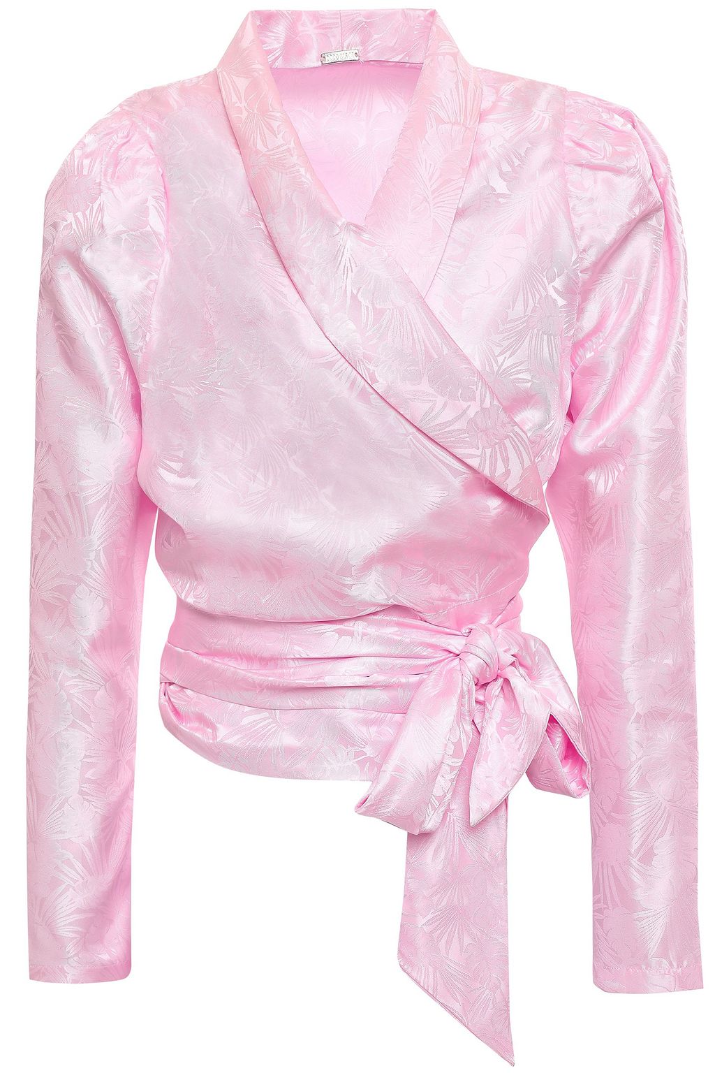 baby pink wrap top