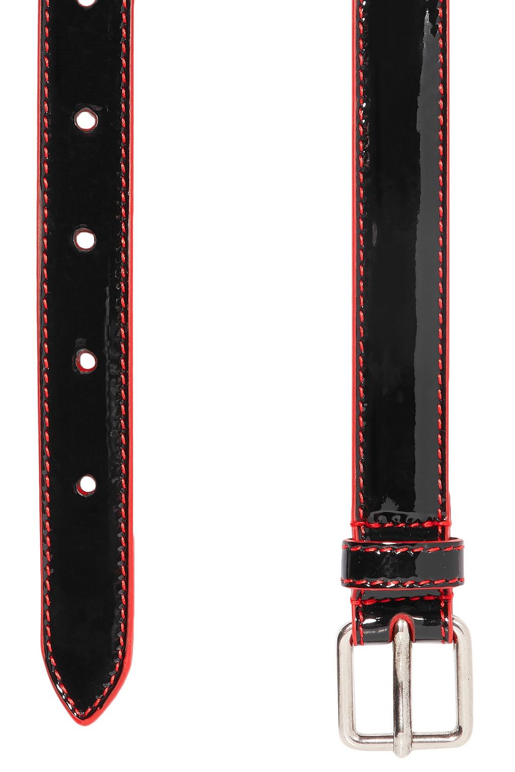 MCQUEEN Patent-leather belt