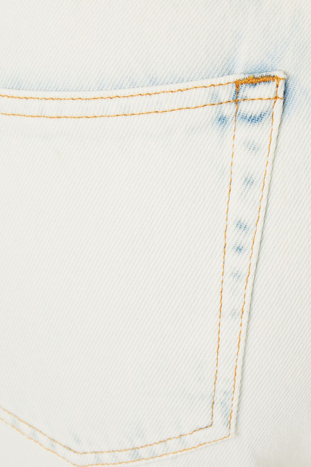 MM6 MAISON MARGIELA Bleached high-rise straight-leg jeans