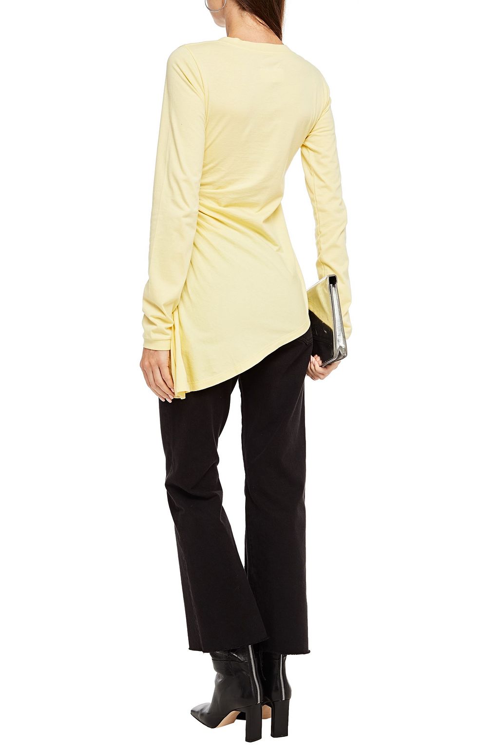 MM6 MAISON MARGIELA Ruched cotton-jersey top