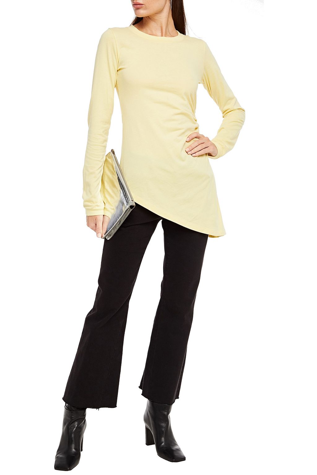 MM6 MAISON MARGIELA Ruched cotton-jersey top