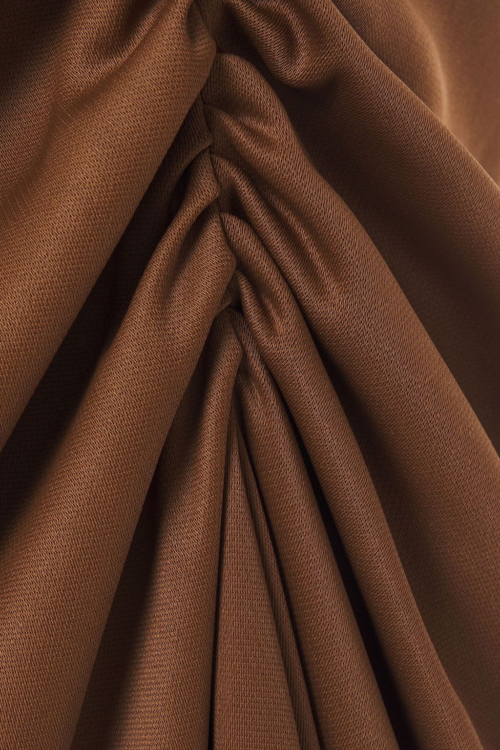 MM6 MAISON MARGIELA Asymmetric ruched cady midi dress