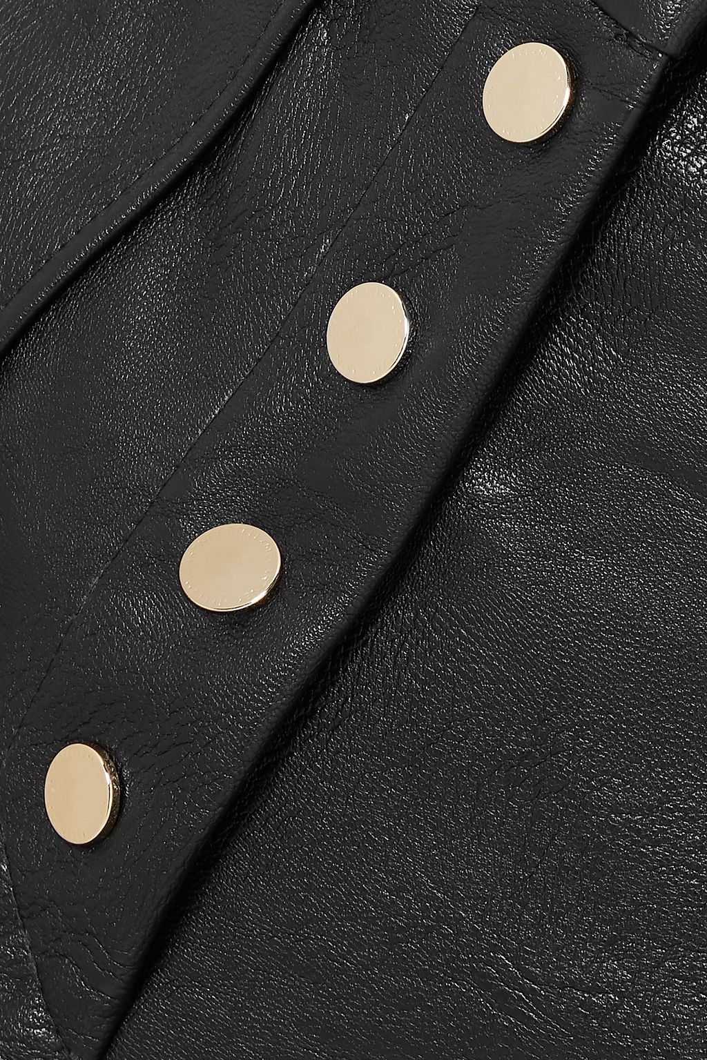 STELLA MCCARTNEY Vegetarian leather shorts